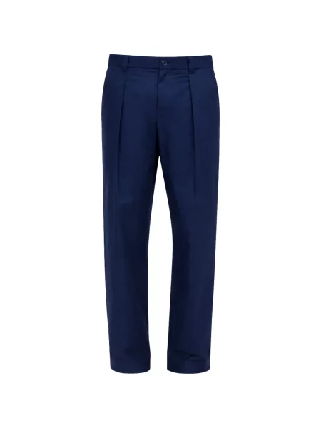 Pantaloni A.p.c. plisate albastru