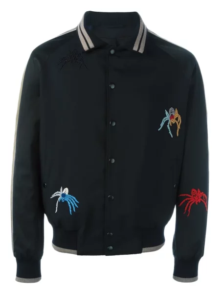 Geacă Lanvin cu broderie negru