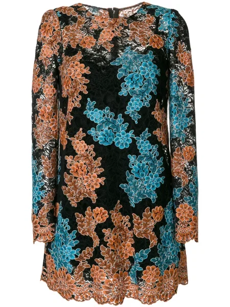 Rochie Dolce & Gabbana cu model floral negru