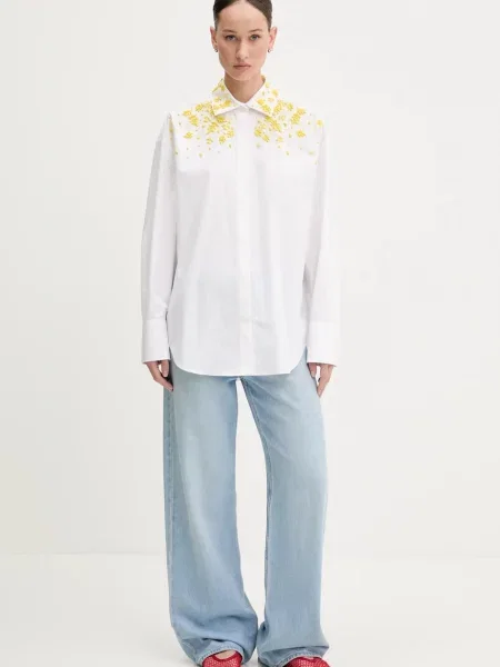 Сорочка MSGM regular класичний комір білий