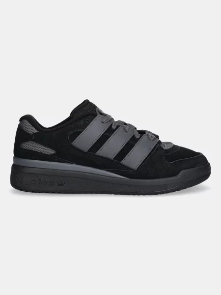 Σουέτ αθλητικά παπούτσια adidas Originals μαύρο