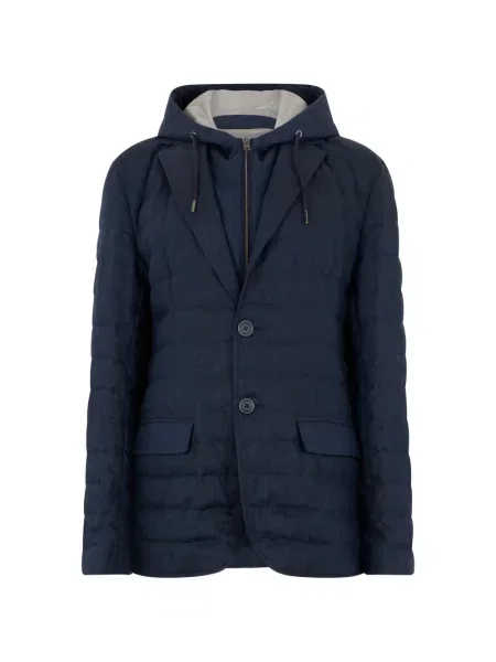 Блейзър Herno с качулка синьо