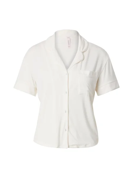 Hunkemöller Bluză de noapte Essential' alb