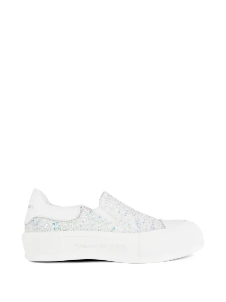 Slip on tenisky Alexander Mcqueen bílé