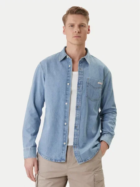 Calvin Klein Jeans Koszula jeansowa Essential niebieski