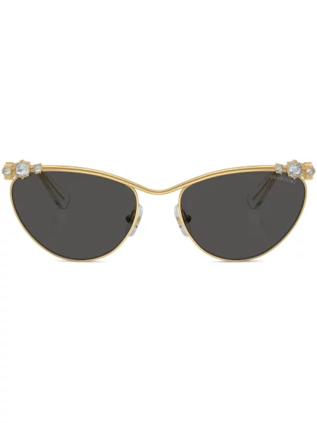 Ochelari de soare Swarovski de cristal auriu