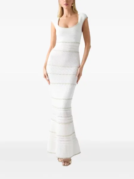 Rochie maxi Guess alb