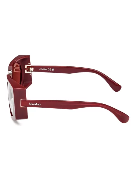 Ochelari de soare Max Mara Eyewear cu imprimeu geometric roșu