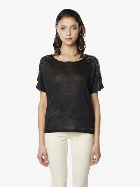 KOROSHI Tricou negru