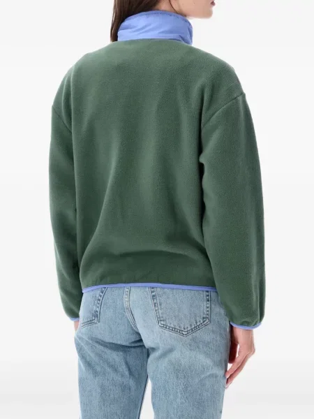 Geacă Patagonia din fleece verde
