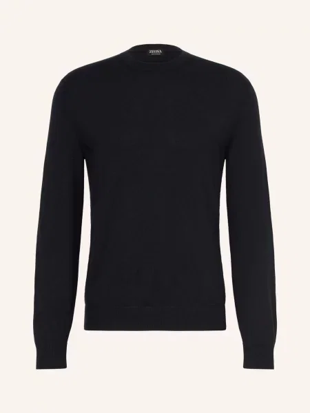 Zegna Kašmírový Svetr černá