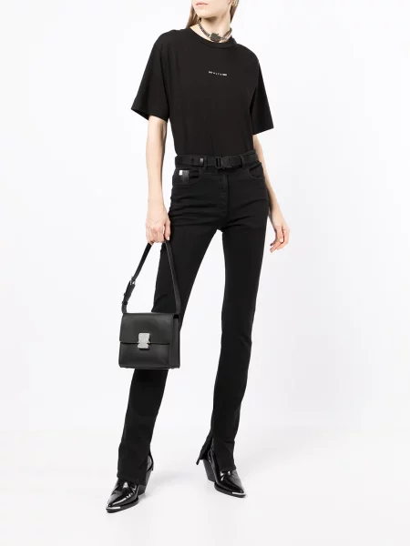 Skinny džíny 1017 Alyx 9sm s vysokým pasem černé