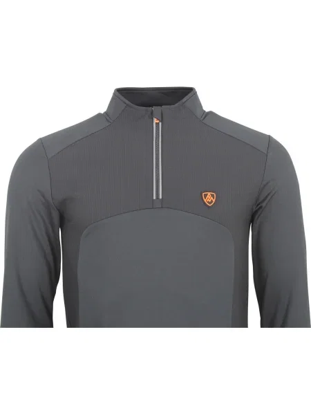 Tricou mânecă lungă Peak Mountain negru