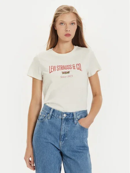 Тениска Levi's бежово