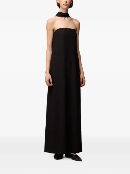 Rochie maxi Retori drapată negru