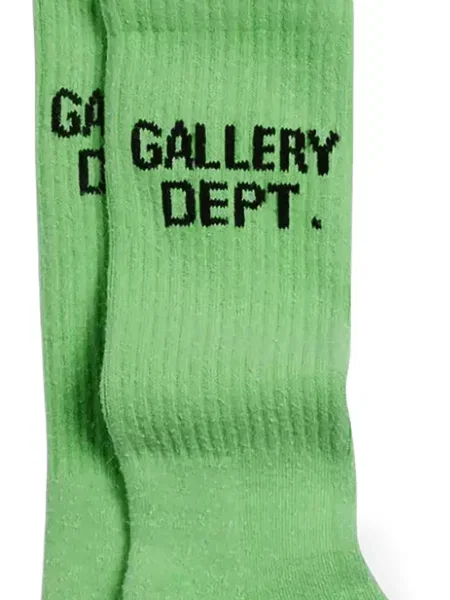 Șosete Gallery Dept. tricotate cu autograf verde