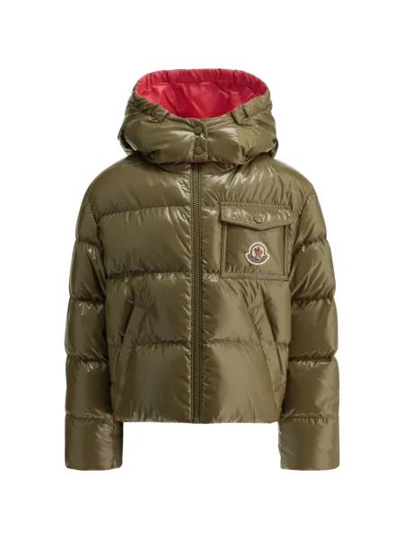 Kurtka dziecięca Moncler Enfant zielona