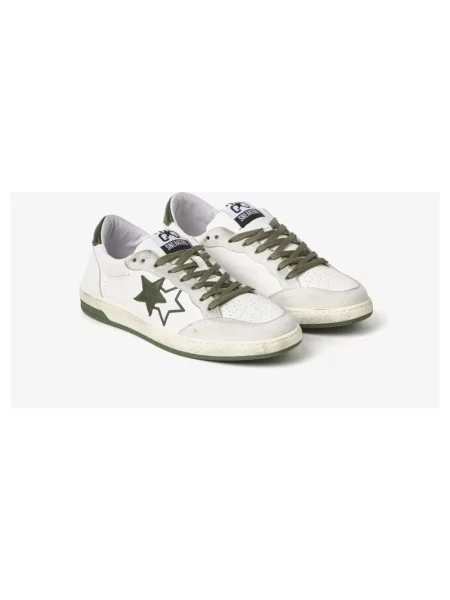 Sneakersy 2star skórzane białe
