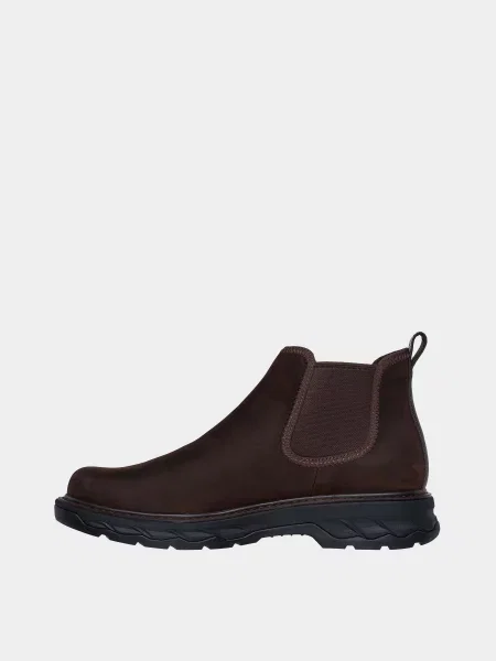 Кожаные ботинки Skechers коричневые
