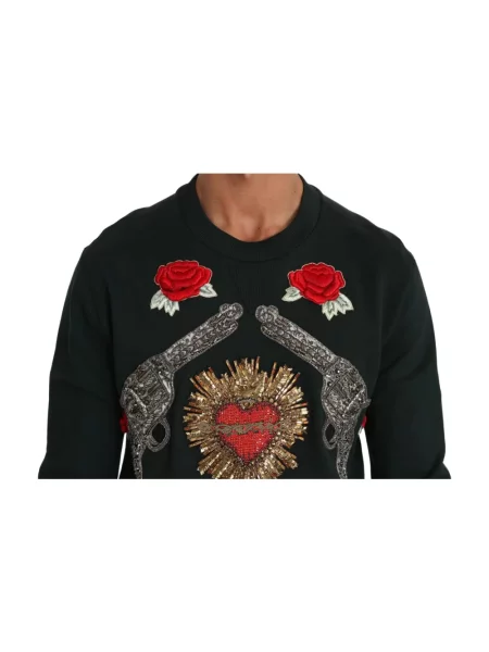 Bluza Dolce And Gabbana w serca zielona