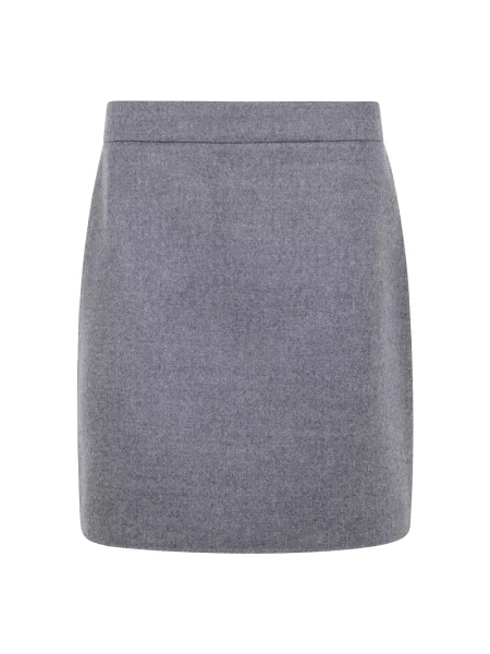 Spódnica mini Max Mara wełniana szara