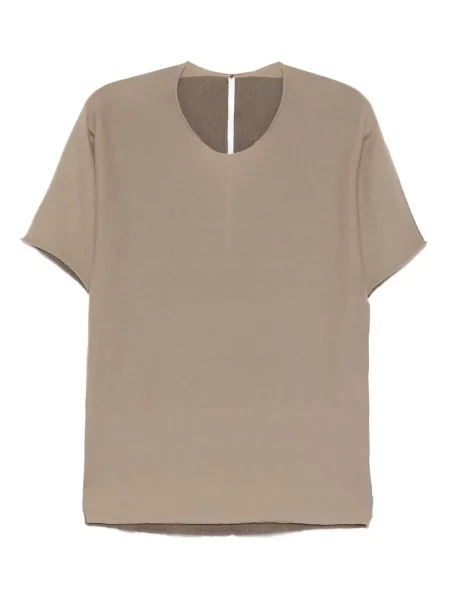 Tričko Label Under Construction hnědé