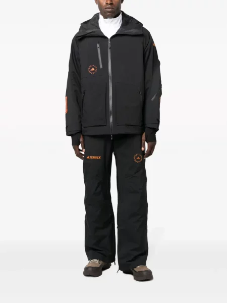 Siuvinėtos kelnės Adidas By Stella Mccartney juoda