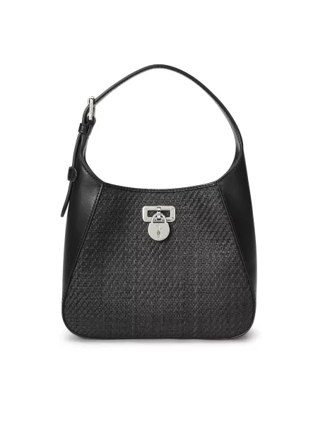 Ročna torba LAUREN RALPH LAUREN črna