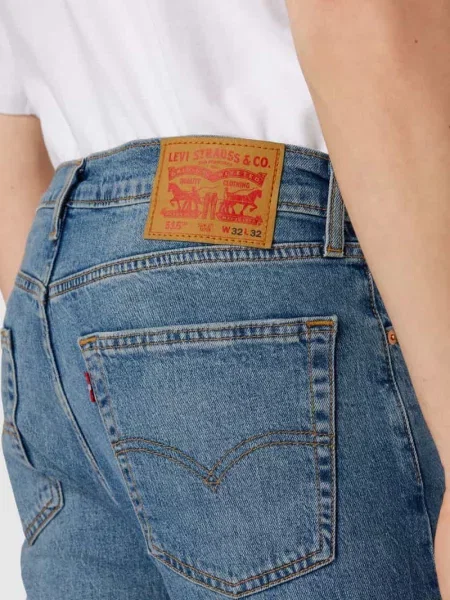 Jeansy o kroju slim tapered fit z 5 Levi's niebieski