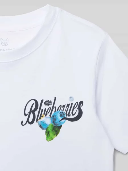 T-shirt z nadrukiem z motywem Jack & Jones biała