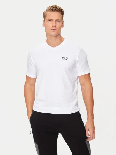 Тениска Ea7 Emporio Armani бяло
