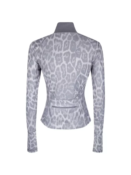 Raštuotas džemperis Adidas By Stella Mccartney leopardinis pilka