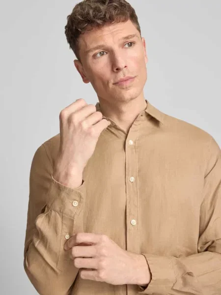Koszula z lnu o kroju regular fit z czystego lnu model CORE' Scotch & Soda
