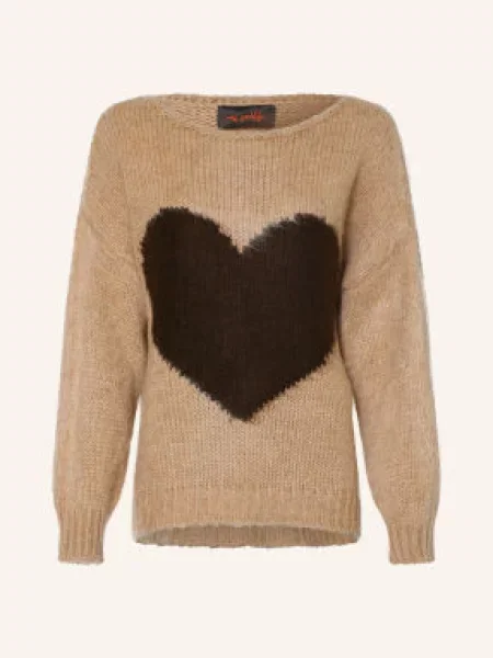 Miss Goodlife Sweter Z Alpaki beige beżowy