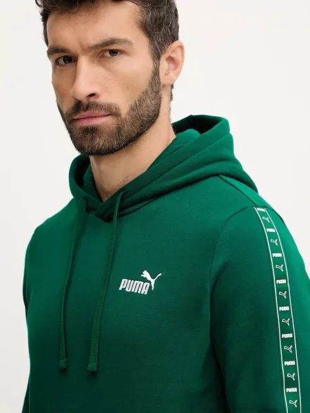 Свитер Puma с капюшоном зеленый
