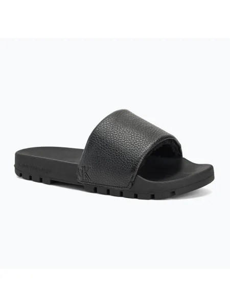 Papuci pentru bărbați Calvin Klein Truck Slide triple black negru
