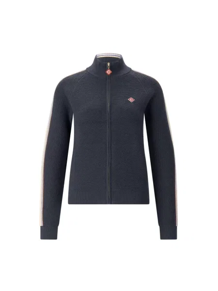 Sweter Casablanca wełniany do biegania niebieski
