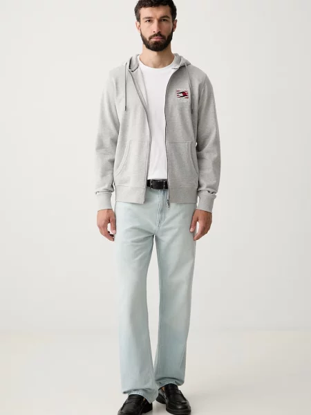 TOMMY HILFIGER Hanorac deschis gri