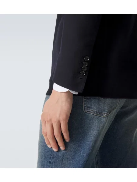 Geacă Tom Ford de lână albastru