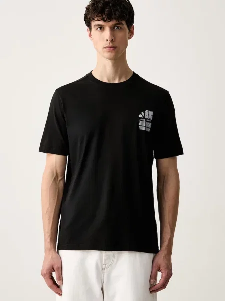 BOSS Tricou Te_Blueprint negru