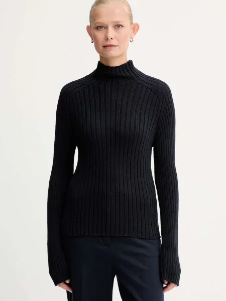 Marc O'Polo pulover de bleumarin cu turtleneck