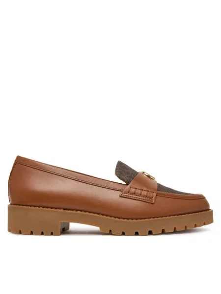 Pantofi loafer Michael Michael Kors maro