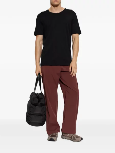 Pantaloni Nike cu broderie alergare roșu