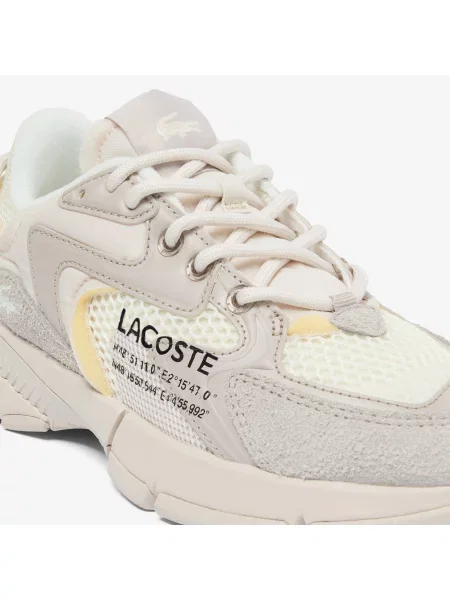 Кроссовки Lacoste бежевые