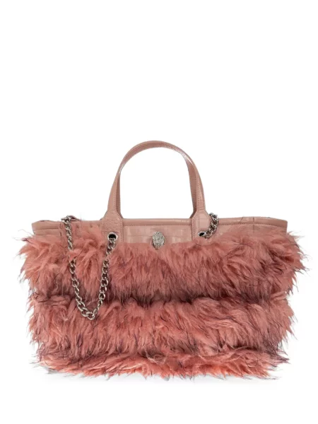 Geantă shopper Kurt Geiger London din piele roz