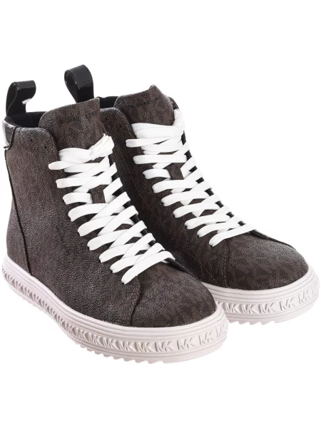 Členkové topánky Michael Michael Kors hnedá