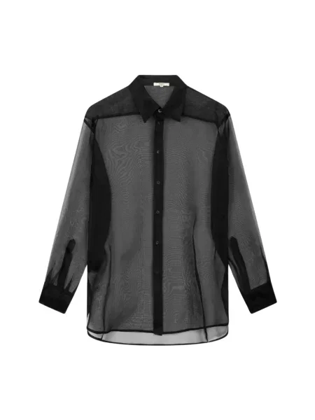 Koszula Barena Venezia z organzy czarna
