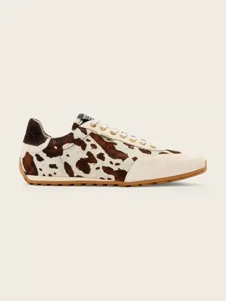 Kožené tenisky AllSaints Liam Sneaker béžové