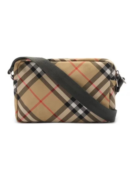 Torba crossbody Burberry w kratę beżowa