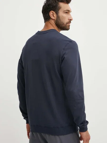 Fjallraven melegítőfelső Logo sötétkék férfi sima